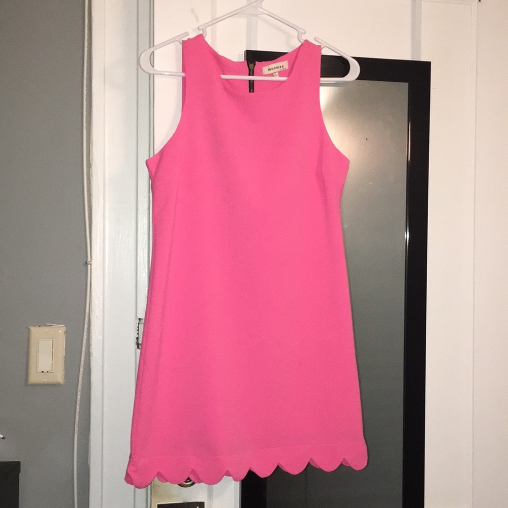 EUC Pink Scallop Dress